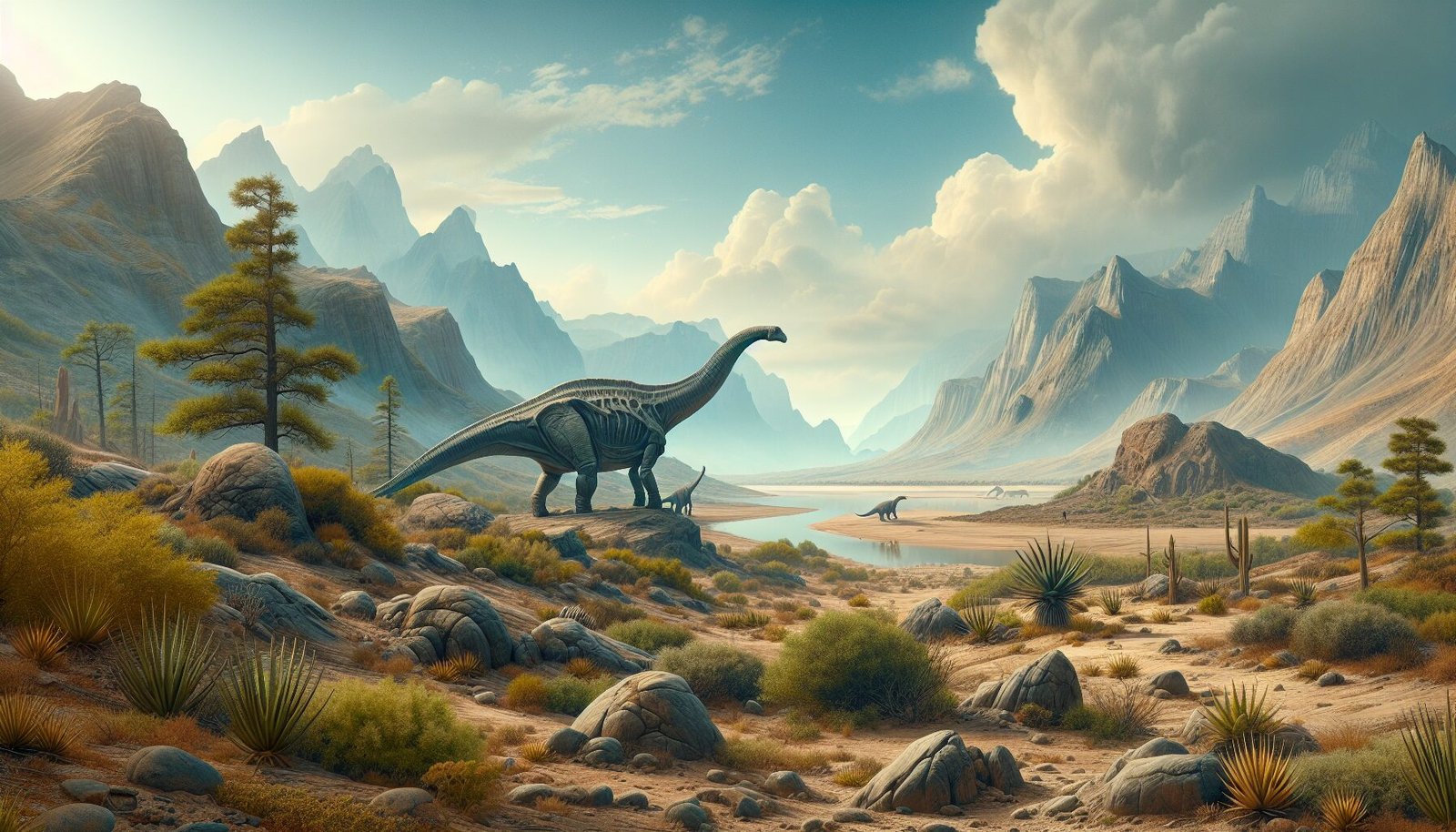 Diplodocus el cuello largo