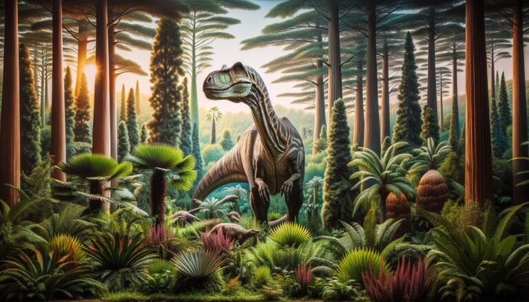 Argentinosaurus en su habitat