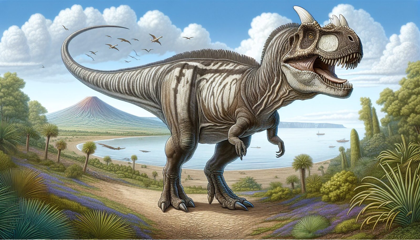 Carnotaurus: El Toro Carnívoro del Cretácico con Cuernos de Diablo